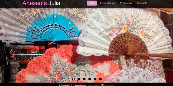 Lanzamiento web Artesanía Julia