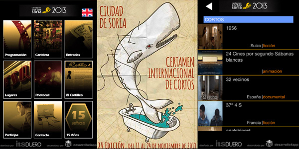 Desarrollo de la aplicación iOS del Certamen Internacional de Cortos Ciudad de Soria